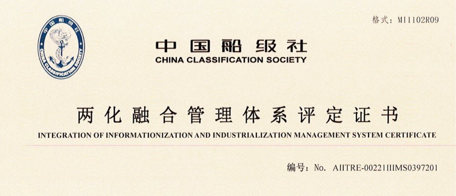海德威通过工信部两化融合管理体系评定