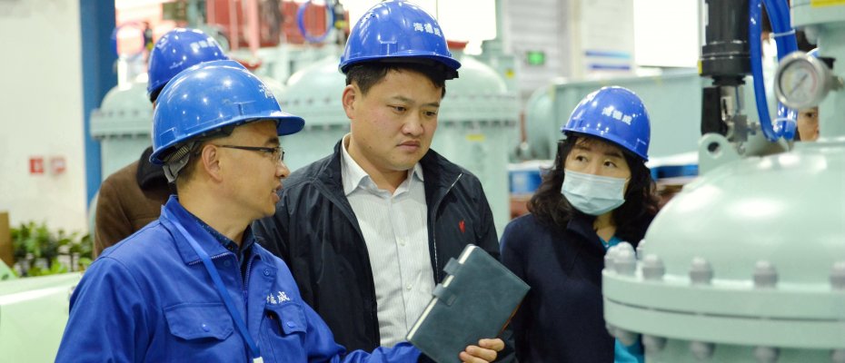 山东省工信厅海洋装备产业处领导莅临海德威走访调研